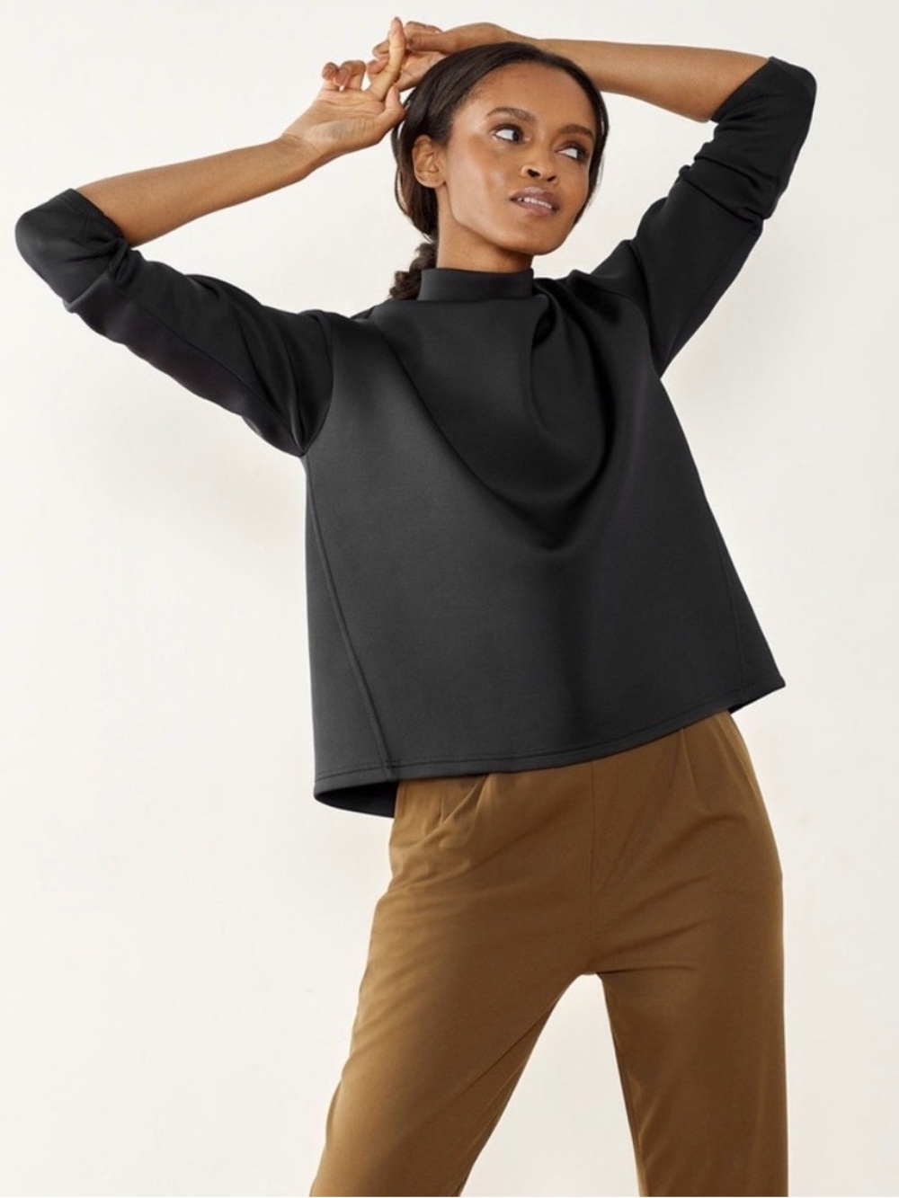 ADAY Like a Boss Pullover Sweatshirt in Black size Small